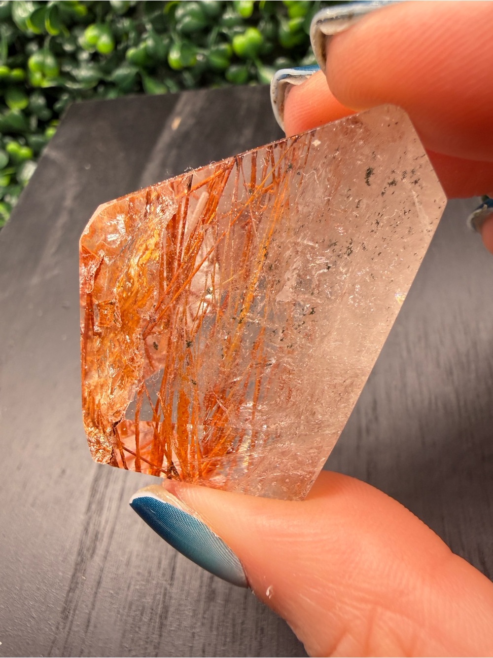 Red Rutilated Quartz Freeform - Picture 5 of 10